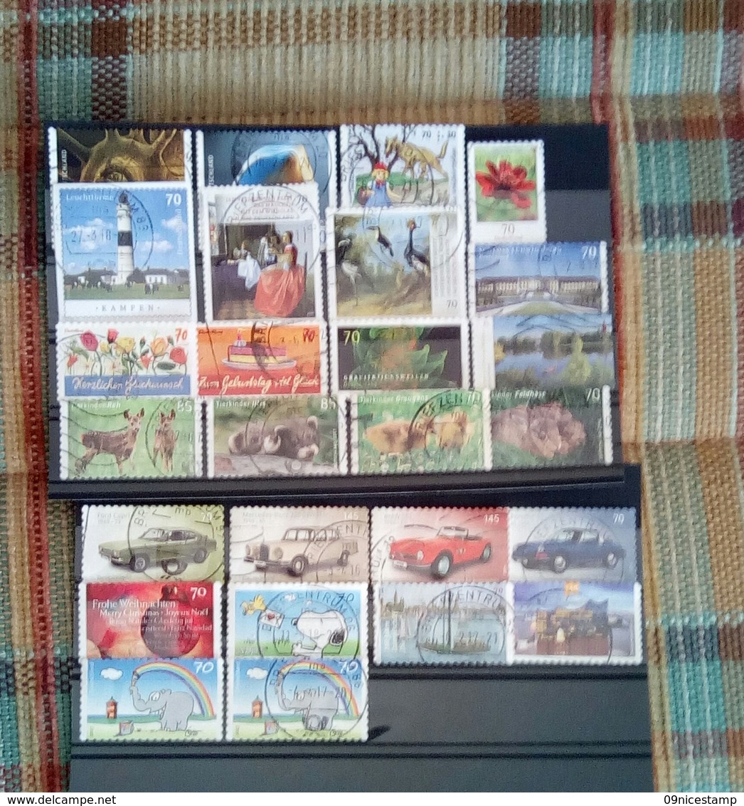 Stamps From 2018, Germany, Selfadhesive But Not Complete 2018 + 10 Stamps For Surprise - Collections