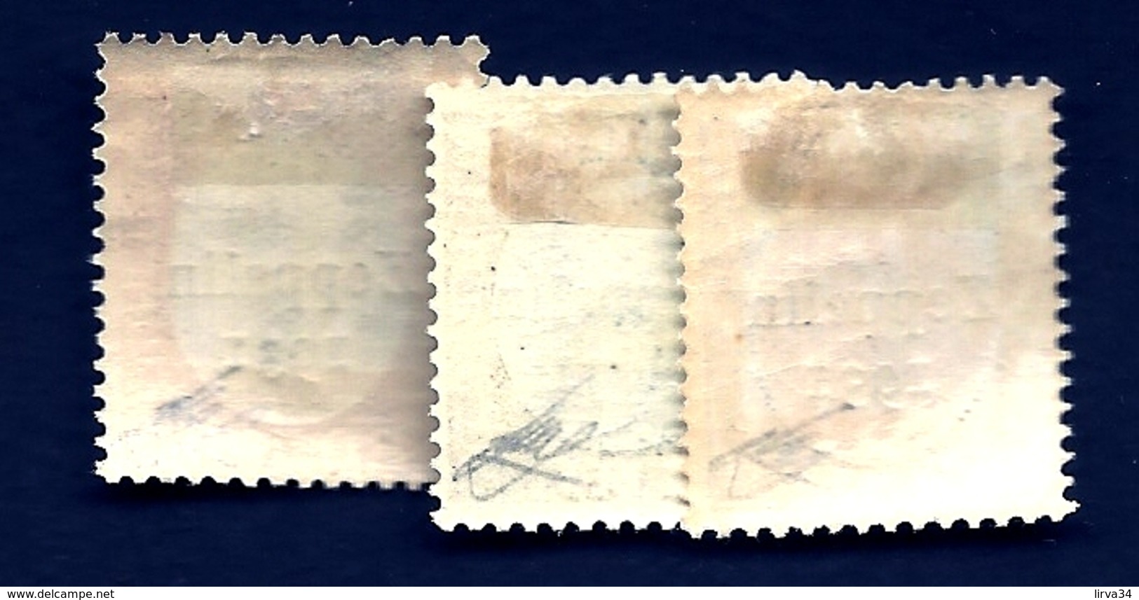 3 TIMBRES POSTE AÉRIENNE ISLANDE SIGNÉS- ZEPPELIN 1931- N° 9 à 11- NEUFS* TRACE DE CHARNIERE- GOMME- 2 SCANS - Zeppelins