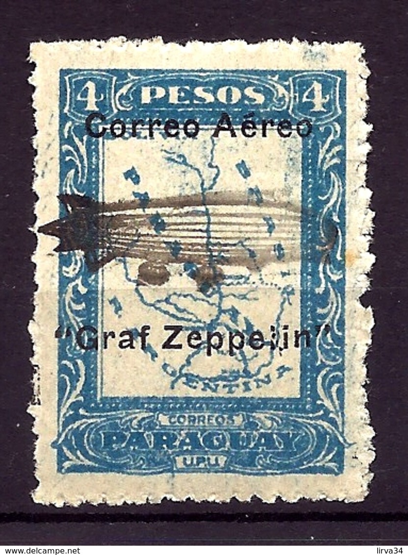 TIMBRES POSTE AÉRIENNE ARGENTINA- ZEPPELIN-N°45 PIQUÉ EN LIGNE- NEUFS* AVEC TRACE DE CHARNIERE- GOMME D'ORIGINE- - Zeppelins