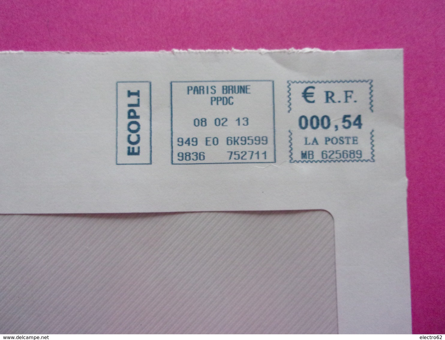 EMA Paris SUD, Paris BRUNE Consulat Général De France Casablanca, MB 625660, MB625689 - EMA (Empreintes Machines à Affranchir)