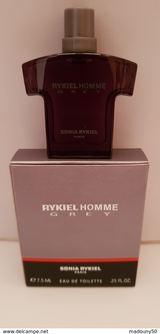 MINIATURE PARFUM   SONIA RYKIEL  GREY EDT 7,5ml NEUF - Miniatures Hommes (avec Boite)