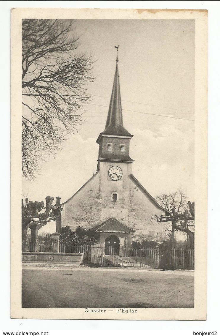 Crassier (Suisse - VAUD ) L'Eglise - Crassier