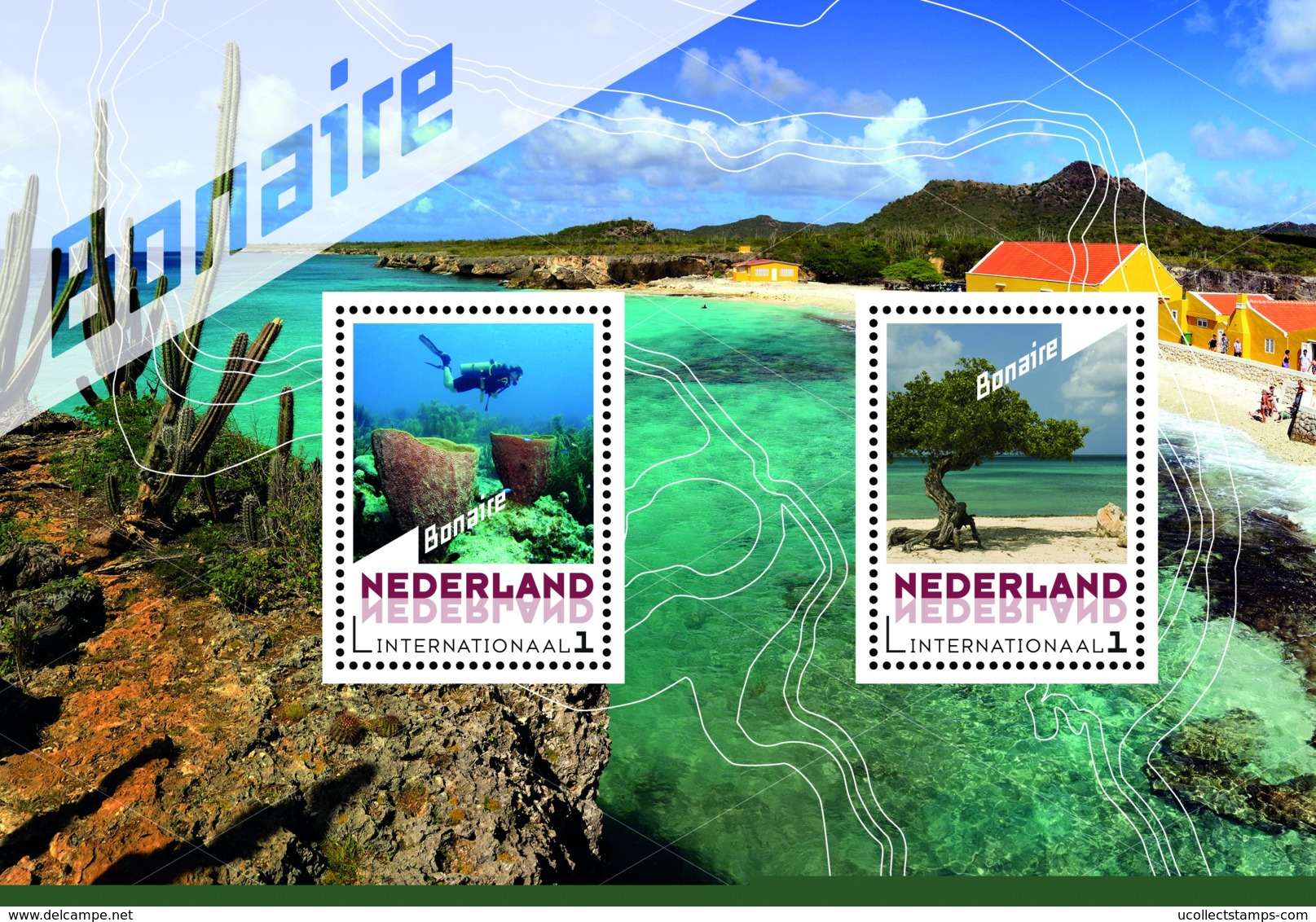 Nederland 2017   Caribisch Nederland  Bonaire  Blok- M/s    Postfris/mnh/sans Charniere - Curaçao, Nederlandse Antillen, Aruba