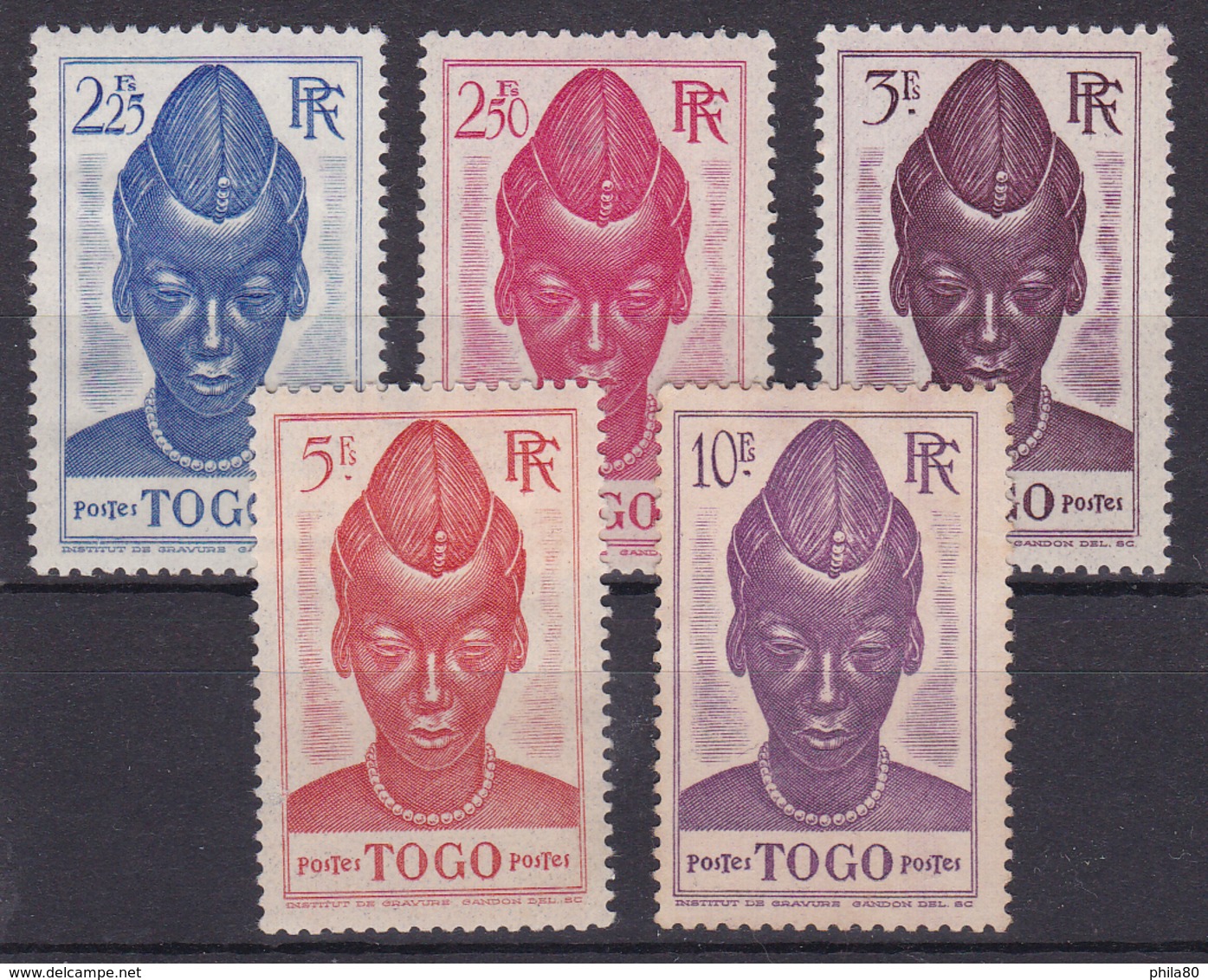 TOGO N°202/206* - Unused Stamps