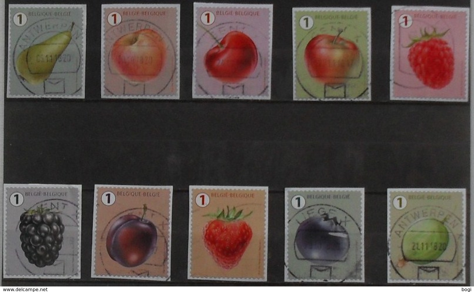 België 2018 Fruit - Fruits - Used Stamps