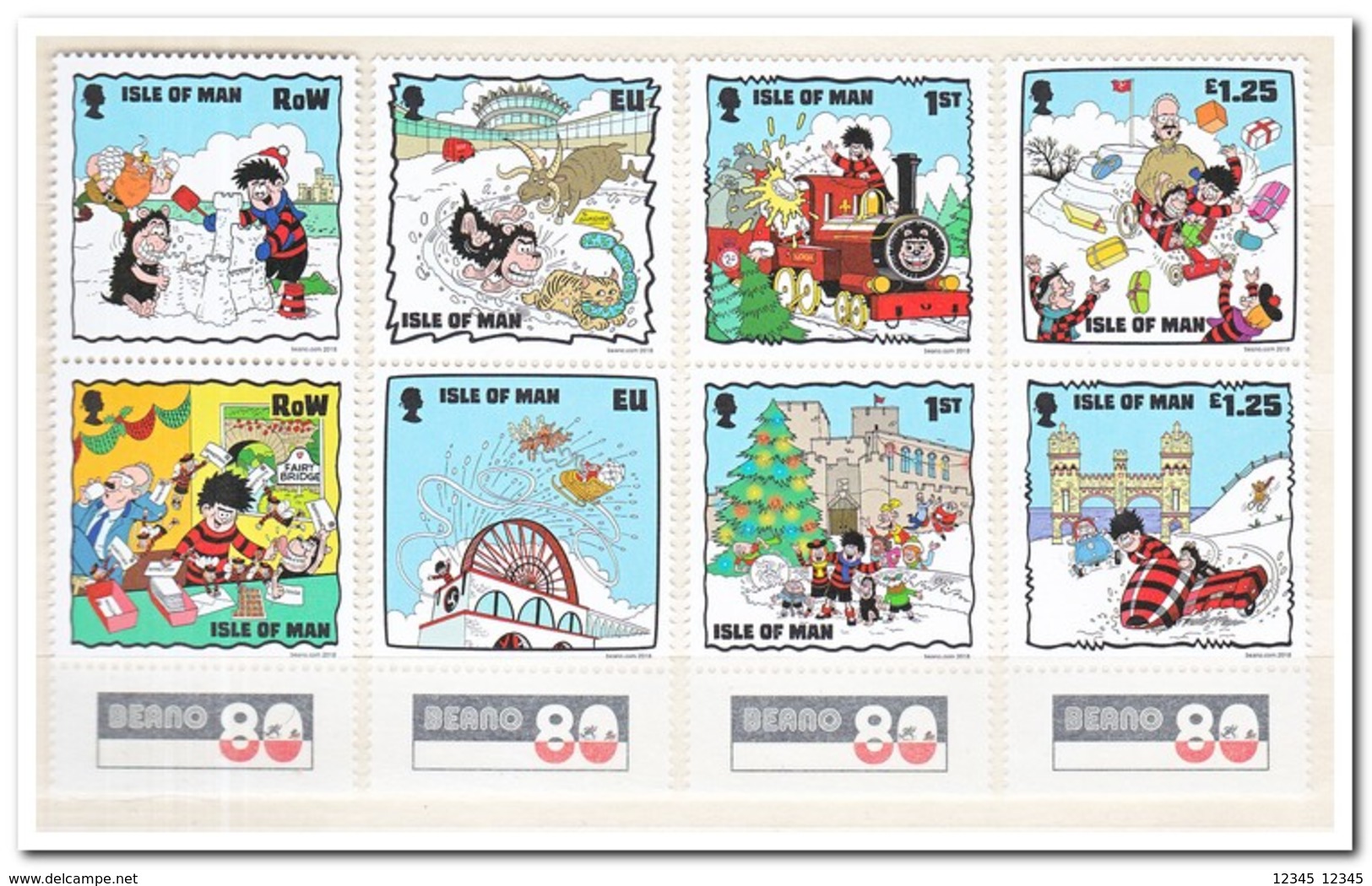 Man 2018, Postfris MNH, Christmas - Man (Eiland)