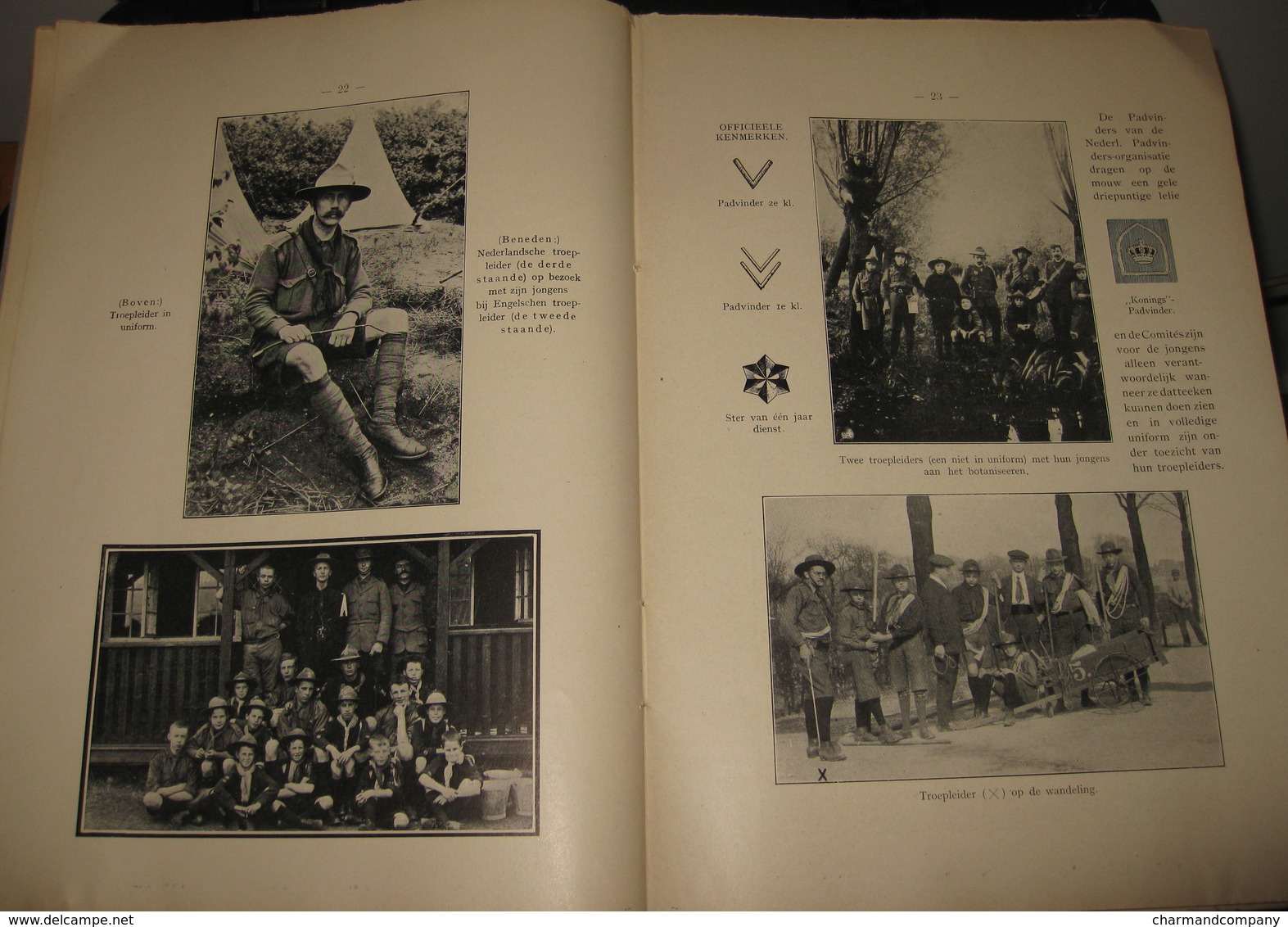 Gos de Voogt - De Padvinders in Woord en Beeld - 1913 - 100 illustrations - Scoutisme in UK & NL - 10 scans