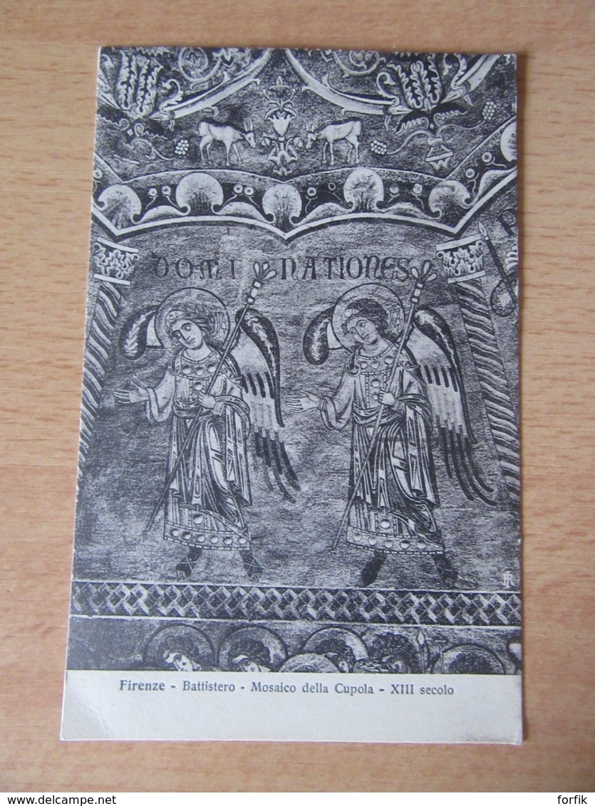 Carte Postale Italie - Firenze - Battistero - Mosaico Della Cupola - XIII Secolo - Circulée En 1936 - Timbre YT N°382 - Firenze (Florence)