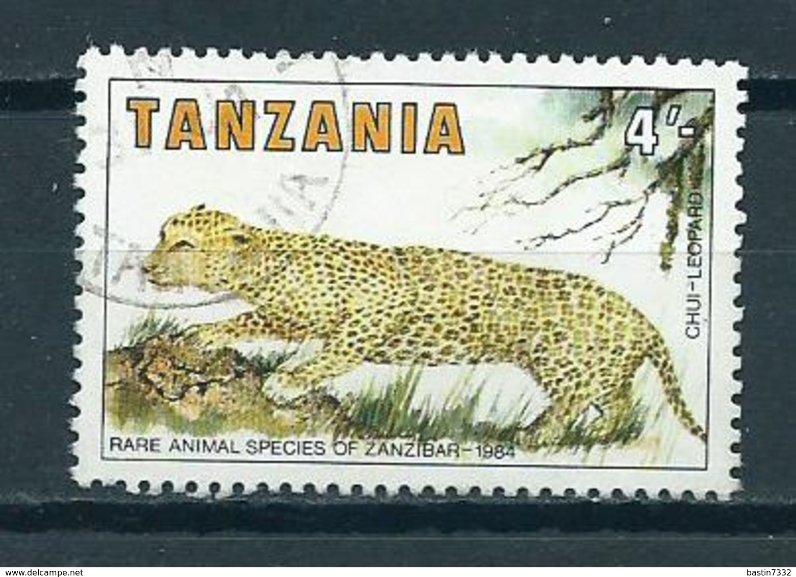 1985 Tanzania Animals,fauna,dieren,tiere Used/gebruikt/oblitere - Tanzania (1964-...)