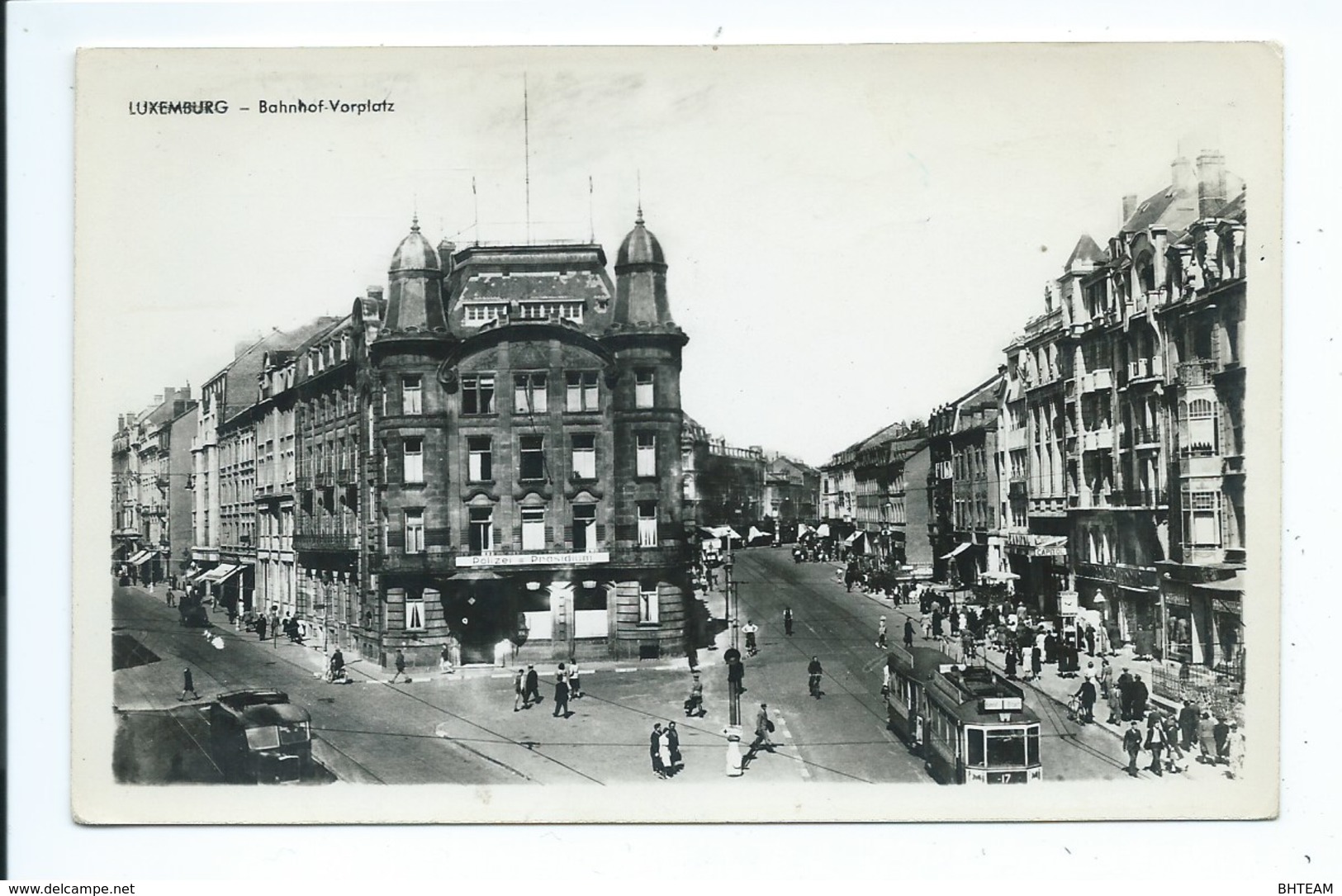 Luxembourg Luxemburg Bahnhof Vorplatz Tram - Luxembourg - Ville