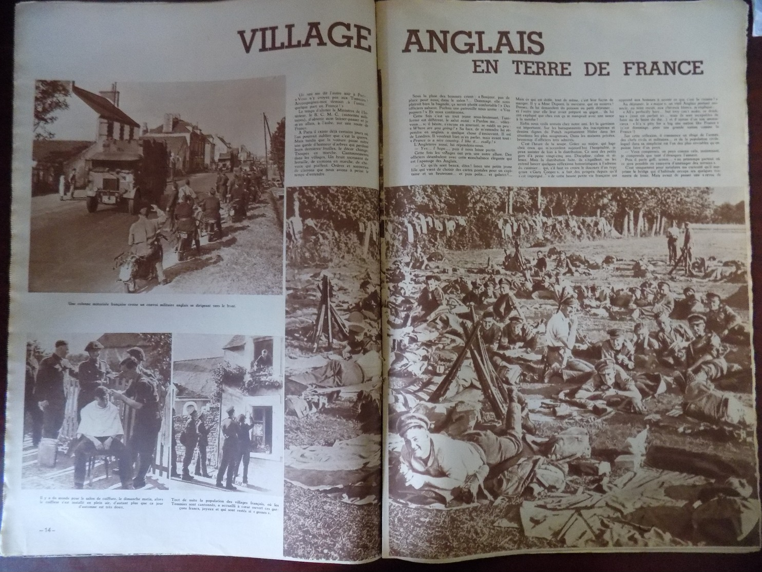 Le Soir Illustré n° 609 troupes anglaises en France - ligne Maginot - R.A.F. - Paris - asile Jules Ruhl à Veeweyde...
