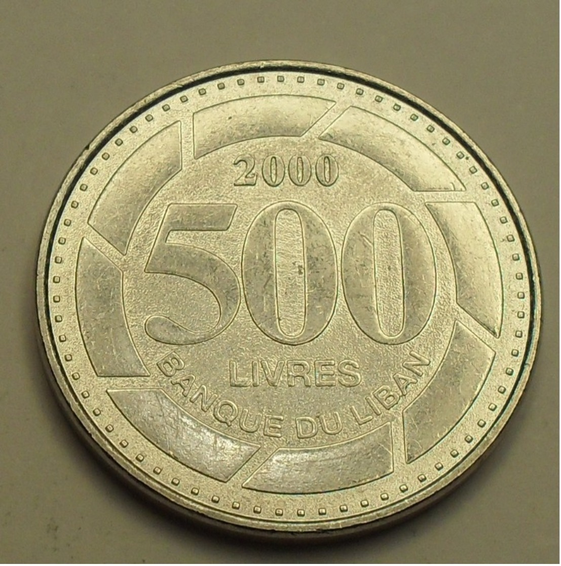 2000 - Liban - Lebanon - 500 LIVRES - KM 39 - Liban