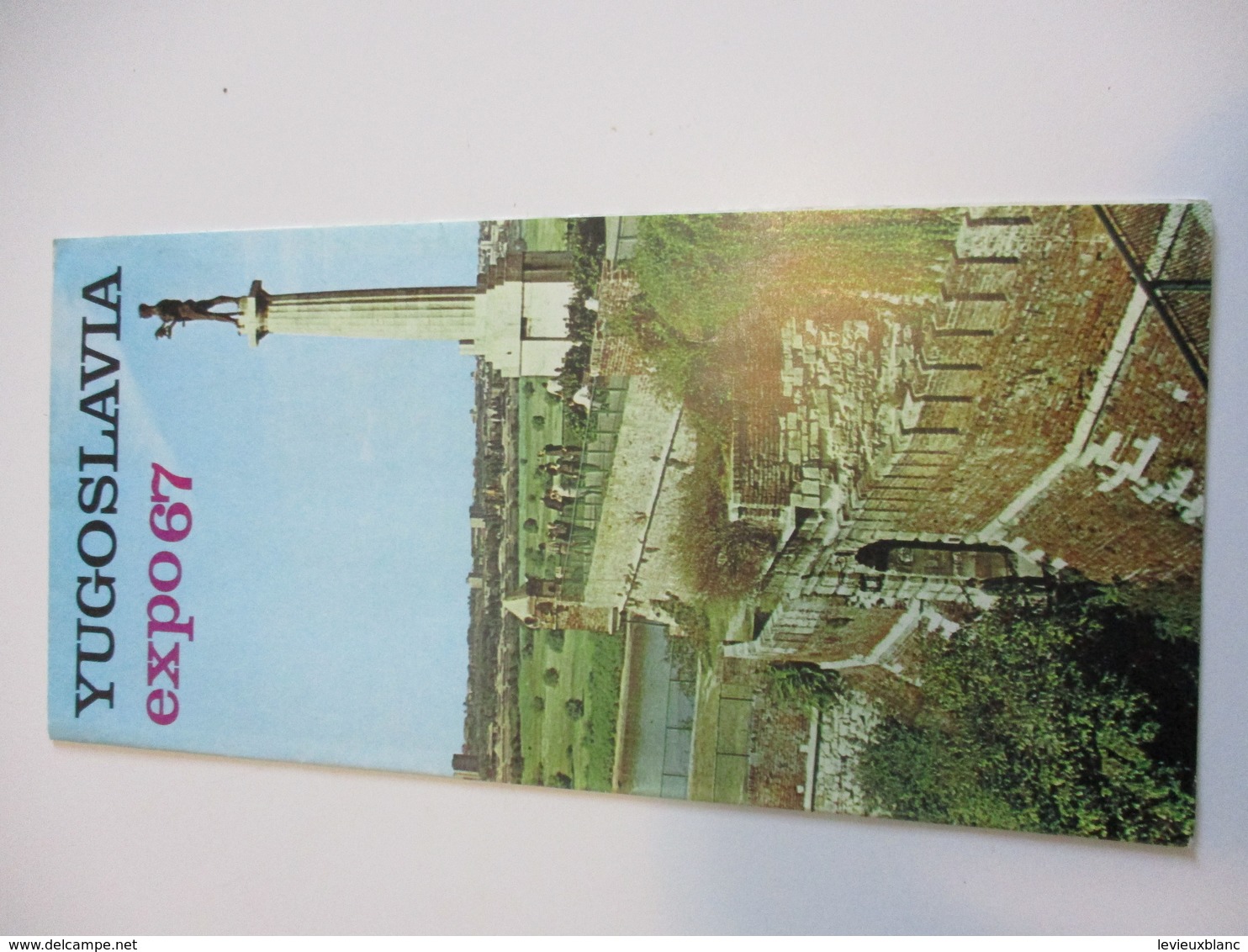 Dépliant Touristique Ancien En Anglais/ YUGOSLAVIA/ Canada/Expo 67   DT39 - Tourism Brochures