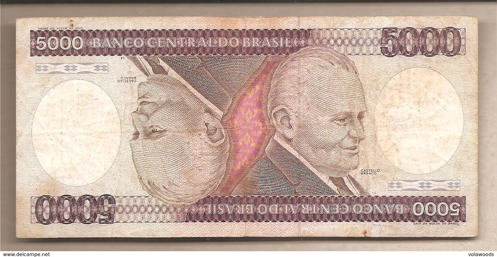 Brasile - Banconota Circolata Da 5000 Cruzeiros P-202b - 1983 - Brasile