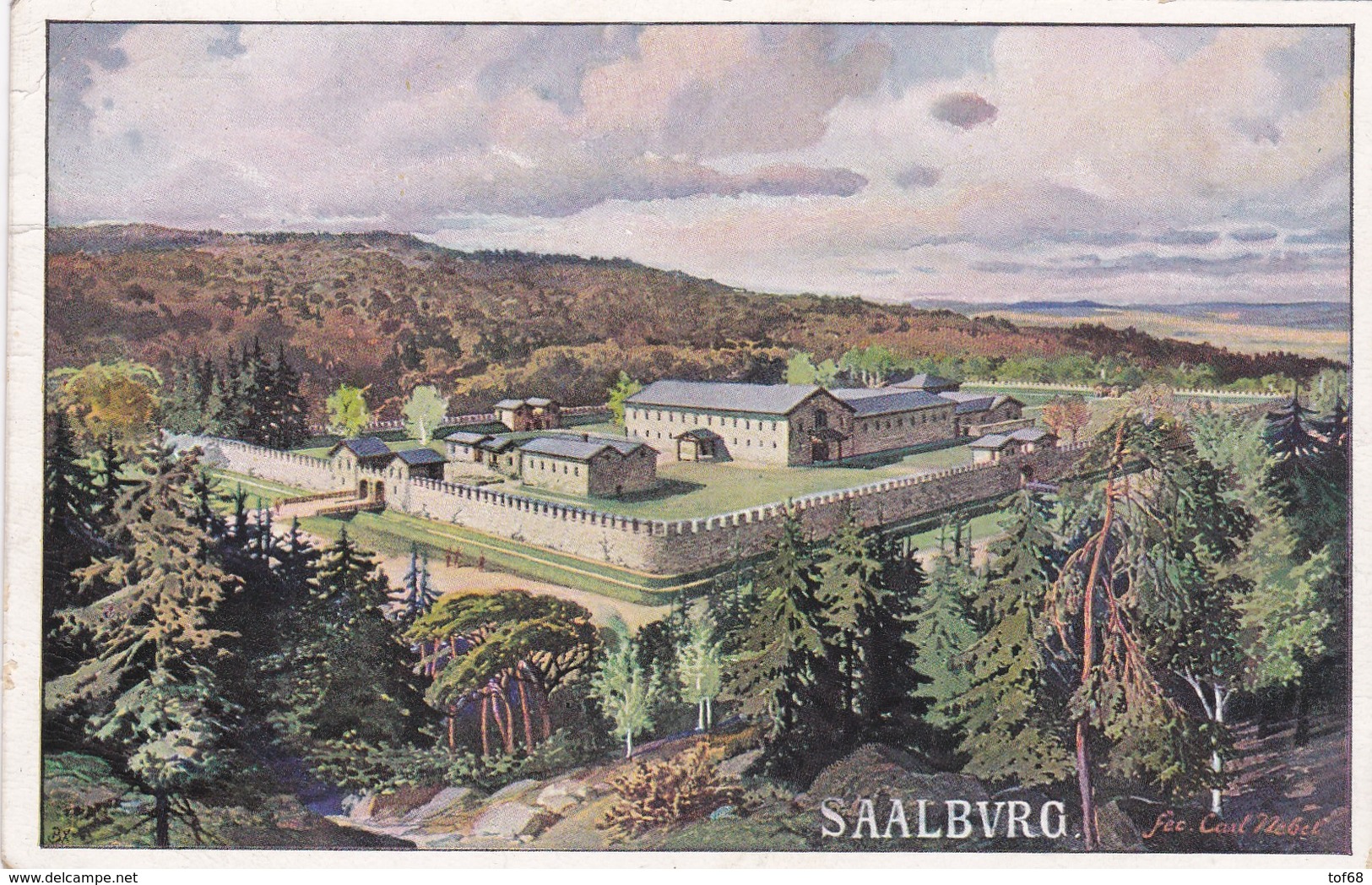 Saalburg 1911 Bad Homburg - Saalburg