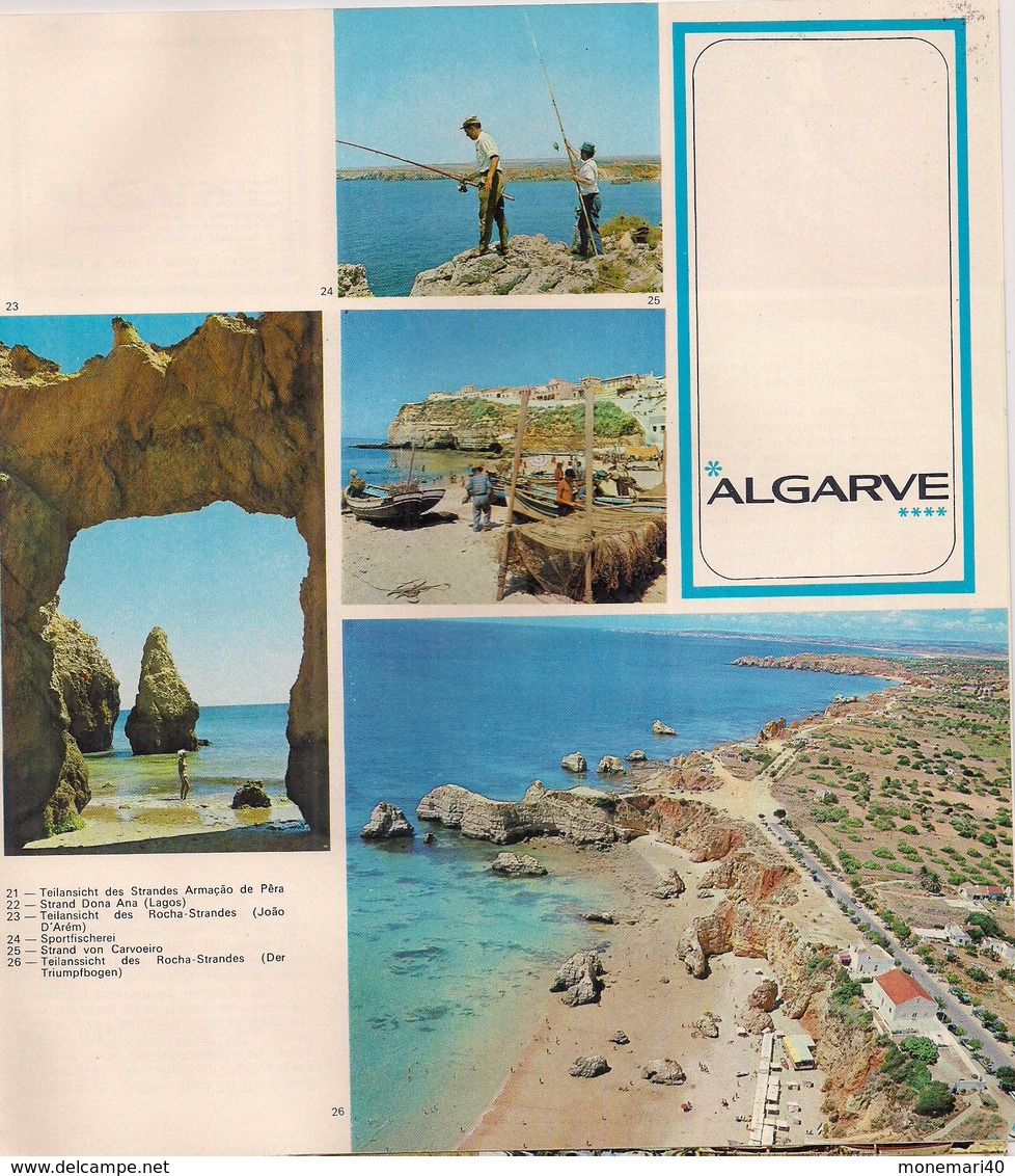 ALGARVE (PORTUGAL) - DÉPLIANT TOURISTIQUE. - Portugal