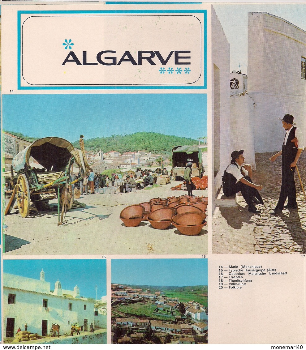 ALGARVE (PORTUGAL) - DÉPLIANT TOURISTIQUE. - Portugal