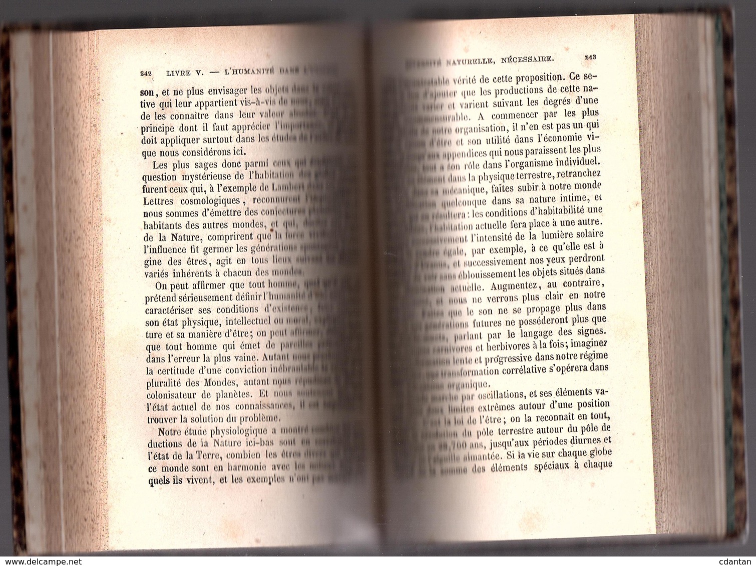 ASTRONOMIE - " PLURALITÉ DES MONDES HABITÉS " Camille Flamarion ( 1876 ) - Astronomie