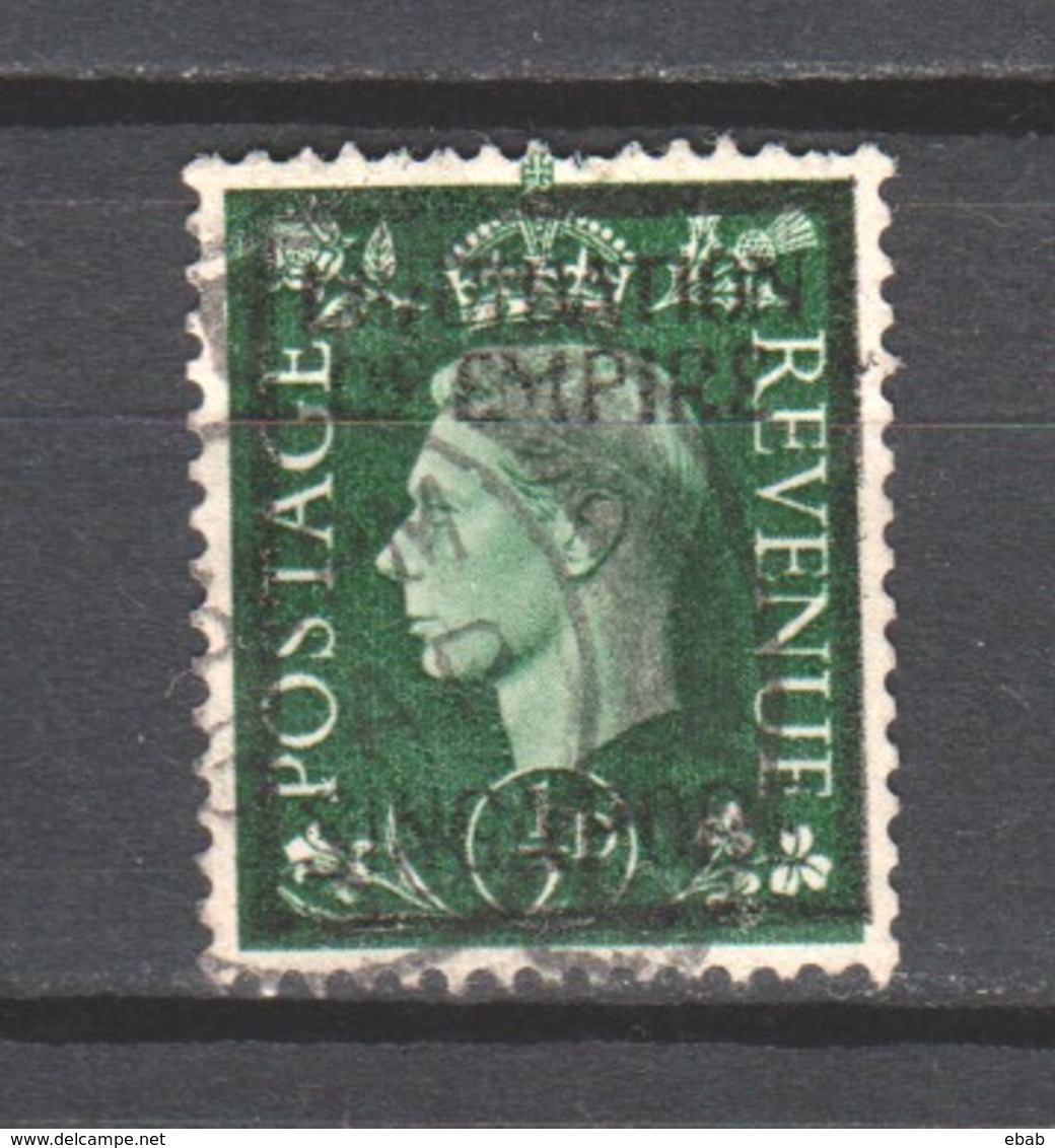 Great Britain Stamp With Unknown Overprint Liquidation Of Empire Singapore - Singapore (...-1959)