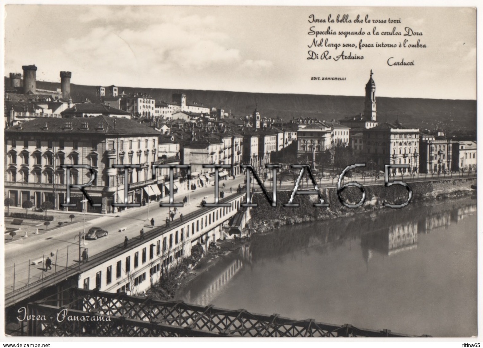 TO133 !!! IVREA PANORAMA 1957 F.G. !!! - Altri & Non Classificati