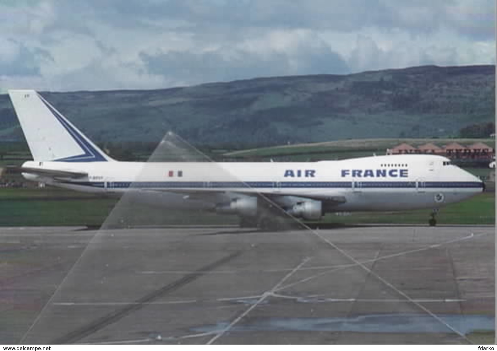 AIR FRANCE Boeing B747 F-BPVF At Glasgow UK - 1946-....: Moderne