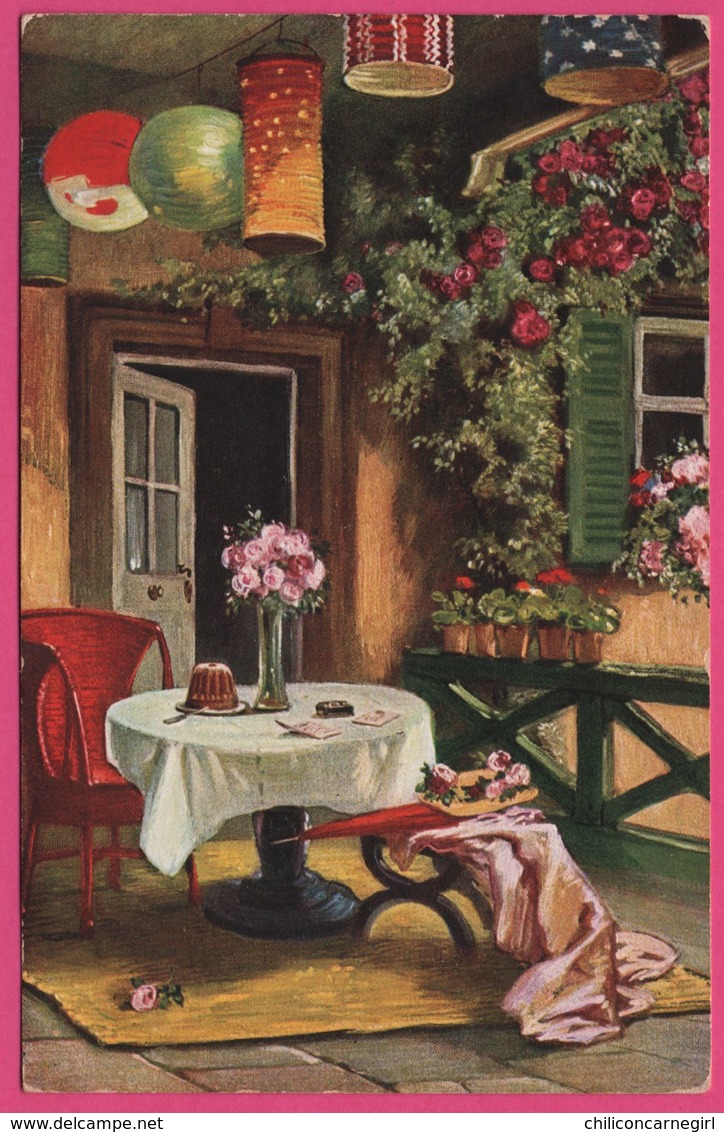 Wolfach - Entrée De Maison - Lanternes - Rose - Pudding - 1908 - T.S.N. Serie 737 - Oblit. WOLFACH 17.8.08 12-1.N - Wolfach