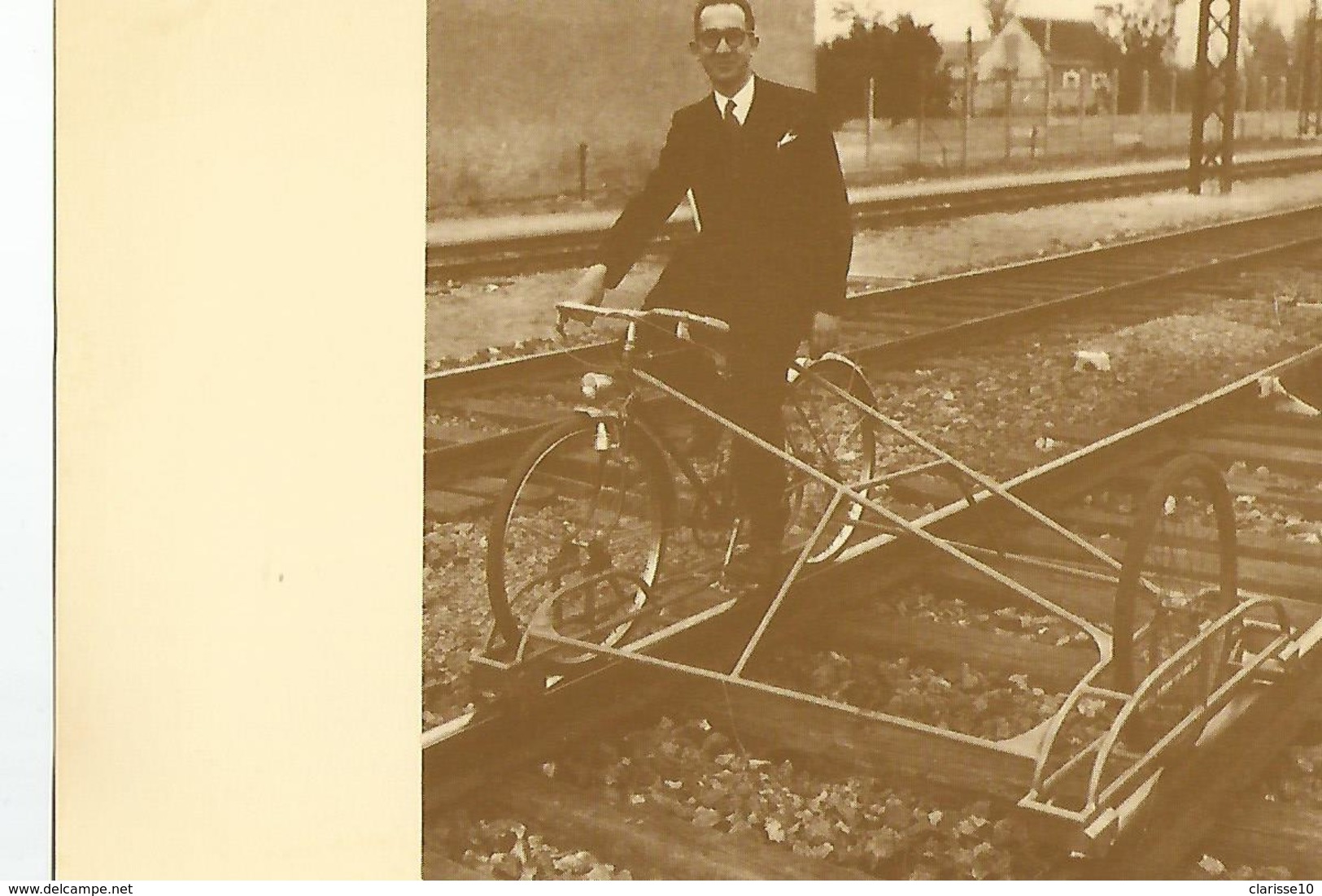 CPM Curiosites Ferroviaires Le Velo Rail 1948 - Other & Unclassified