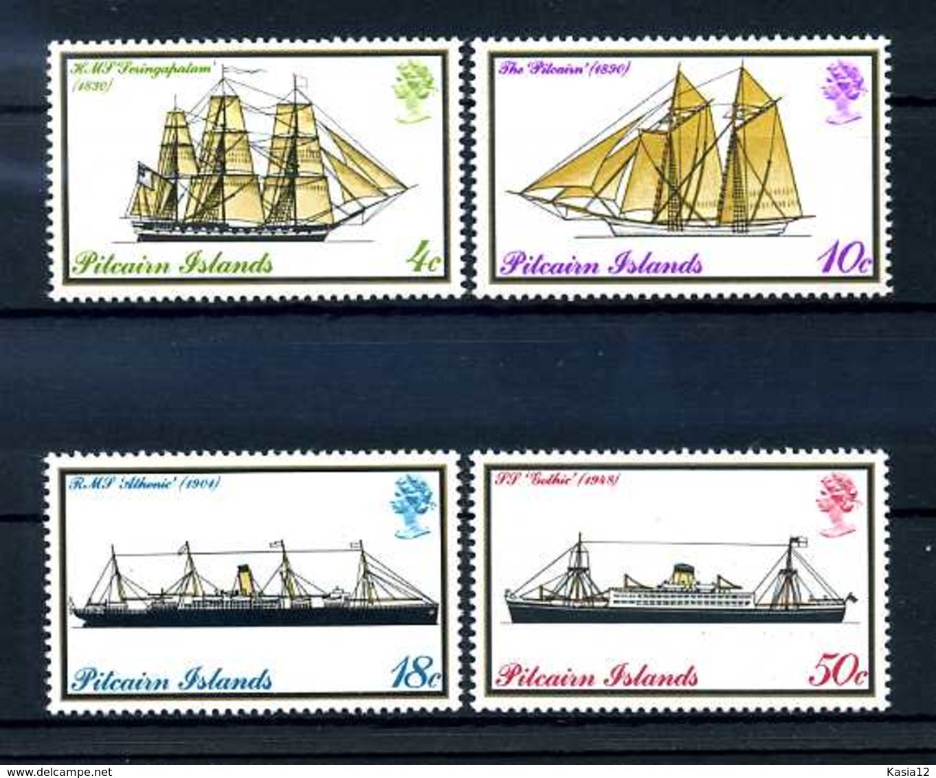 E21302)Schiffe, Pitcairn 147/50 - Ships