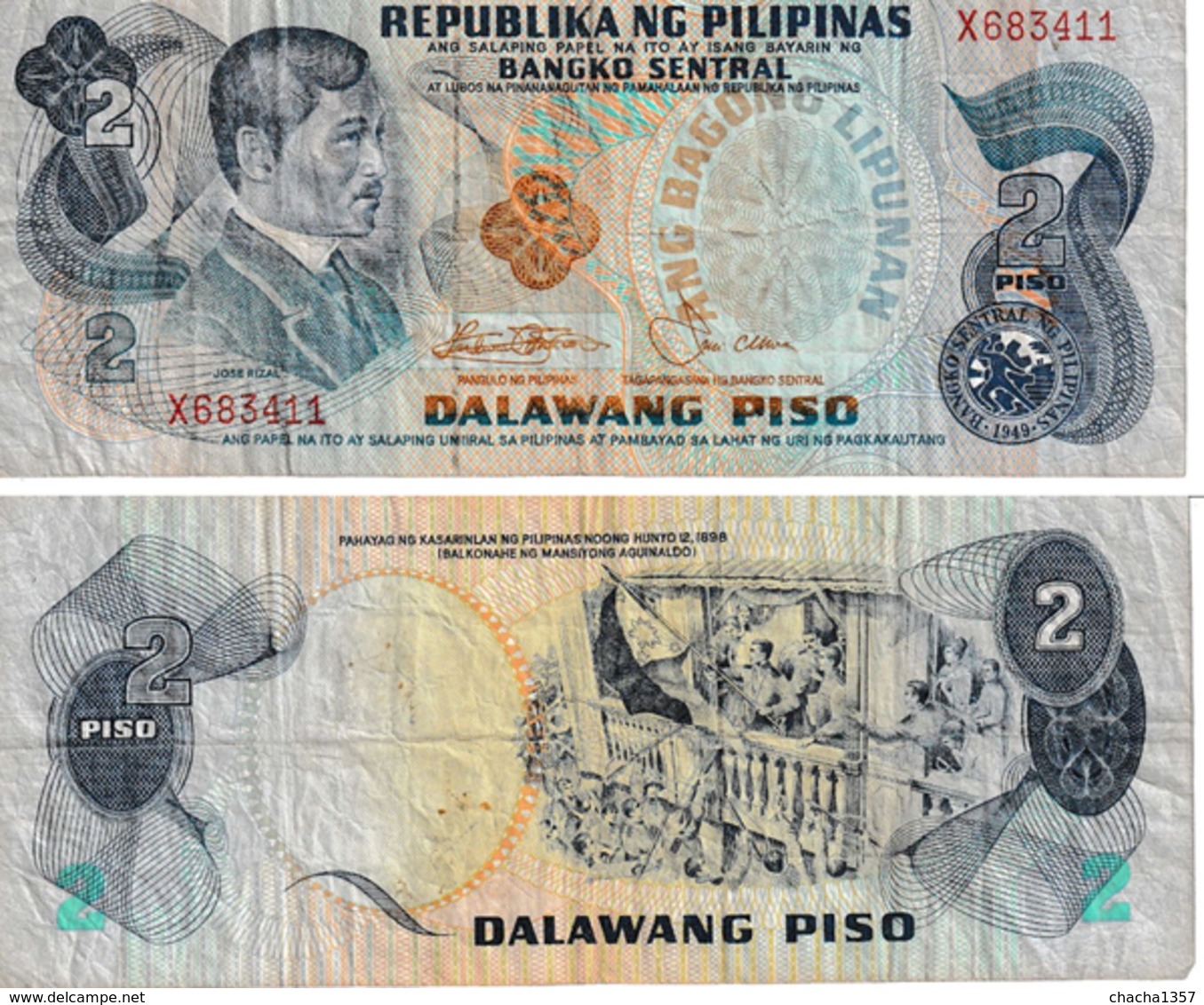Philippines 2 Pésos - Philippines