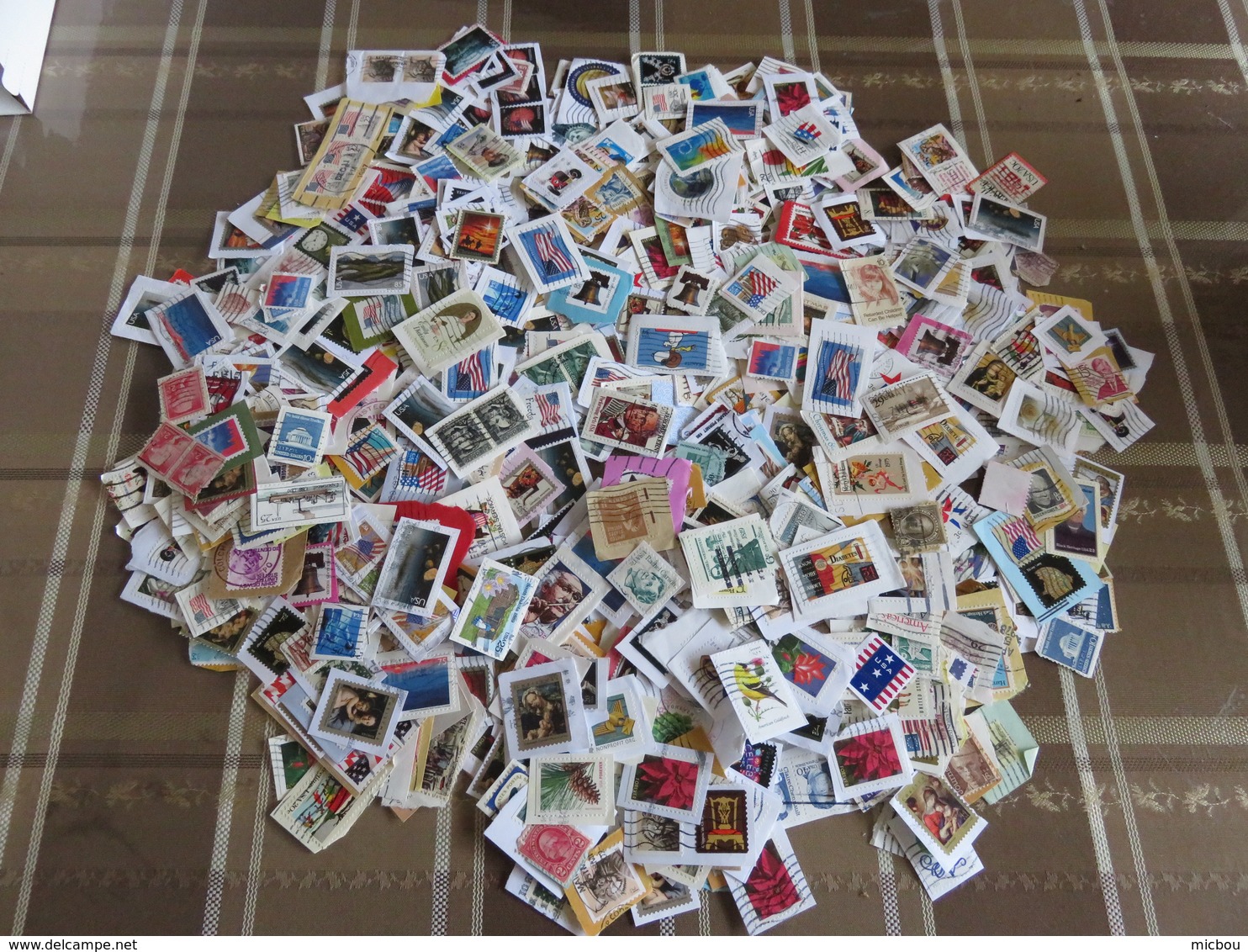 ##D24, USA, Vrac, AUBAINE, DEAL, 180g, Environ 1000 Timbres, Around 1000 Stamps, Diversifié, Diversified - Alla Rinfusa (min 1000 Francobolli)