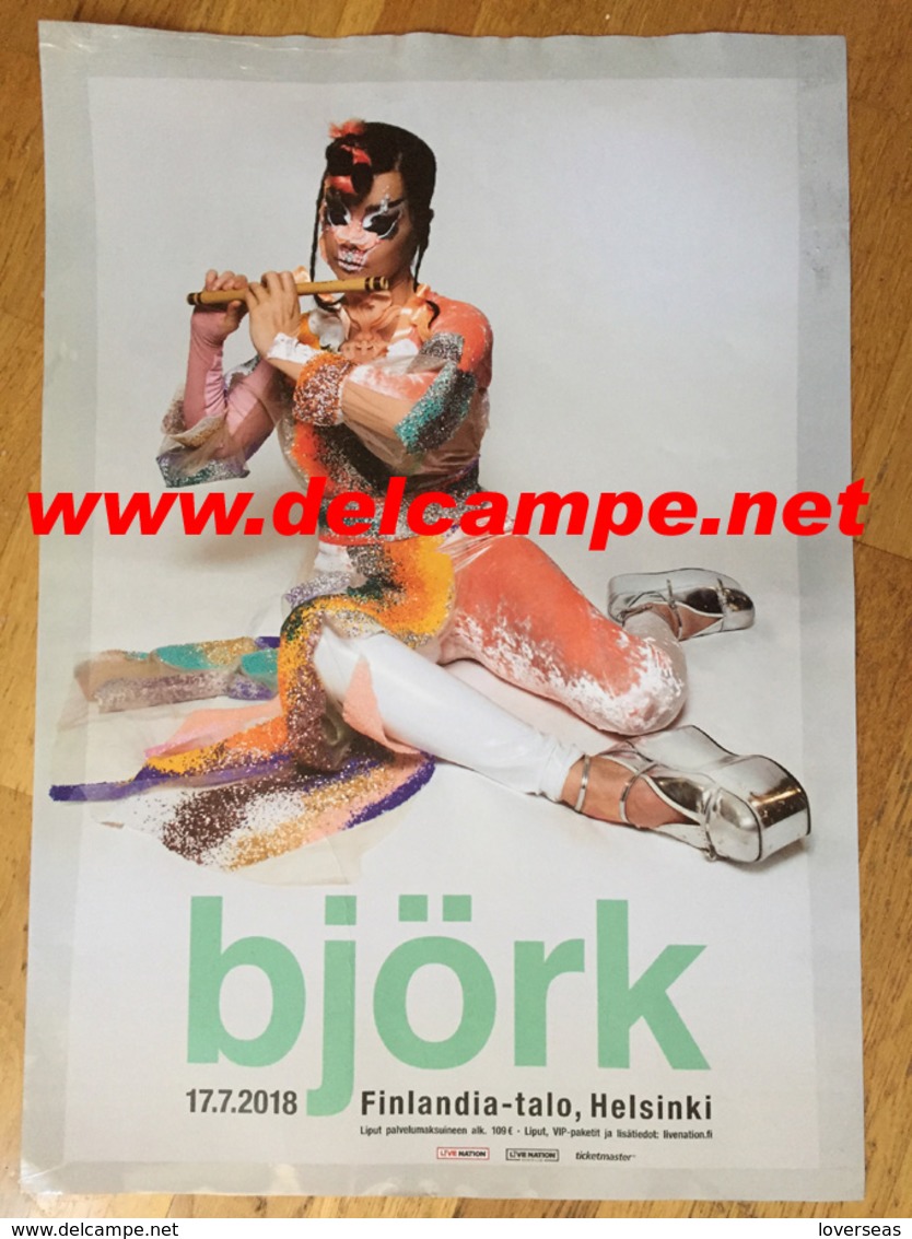 2018 Finland Concert Tour Poster Affiche Tournée BJÖRK - Manifesti & Poster