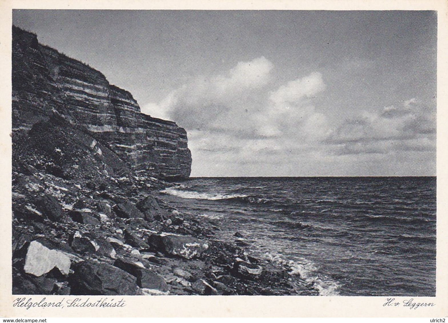 AK Helgoland - Südostküste - H. V. Seggern (38510) - Helgoland