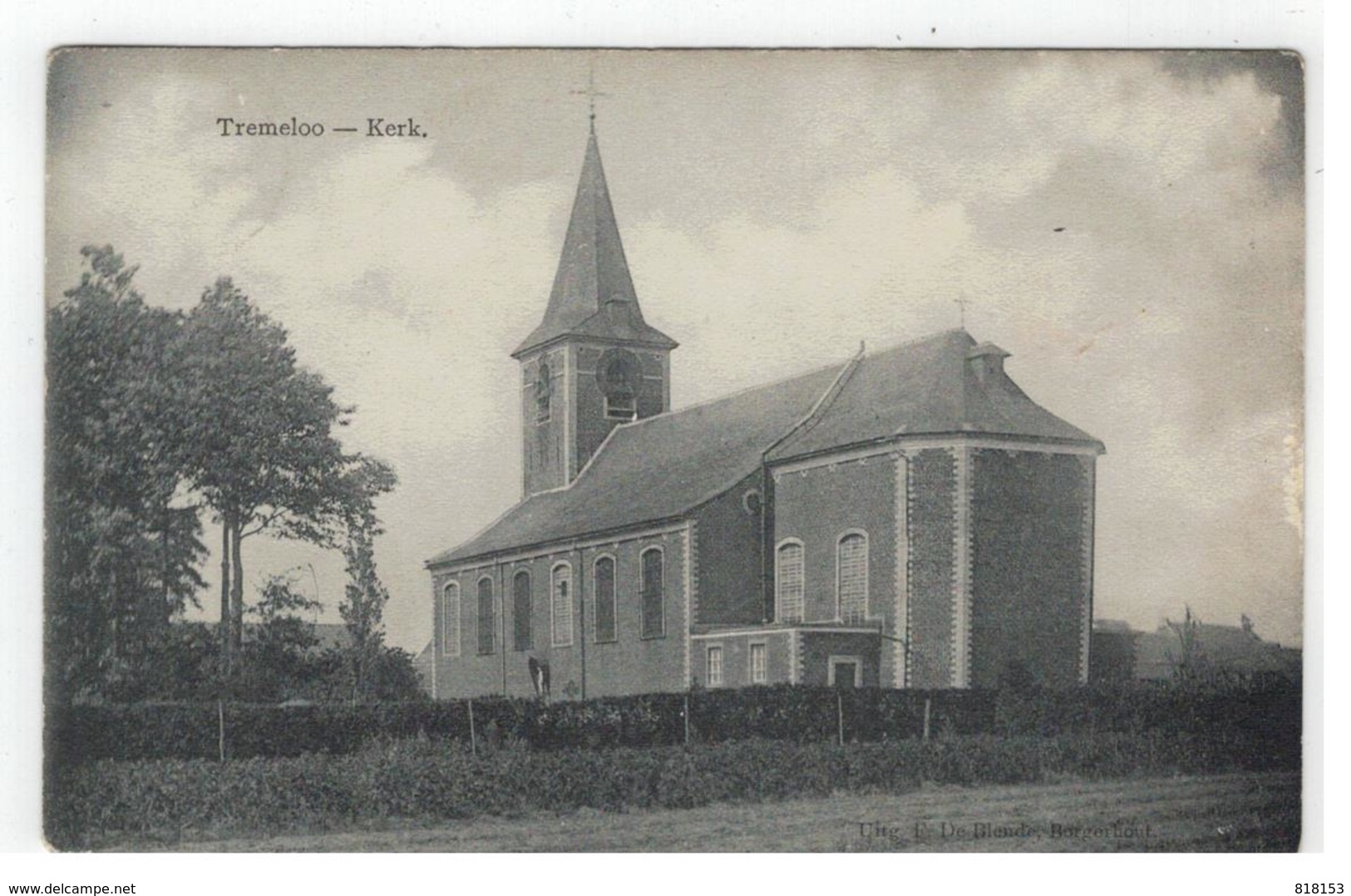 Tremelo Tremeloo  -  Kerk Uitg. F.De Blende,Borgerhout  1910 - Tremelo