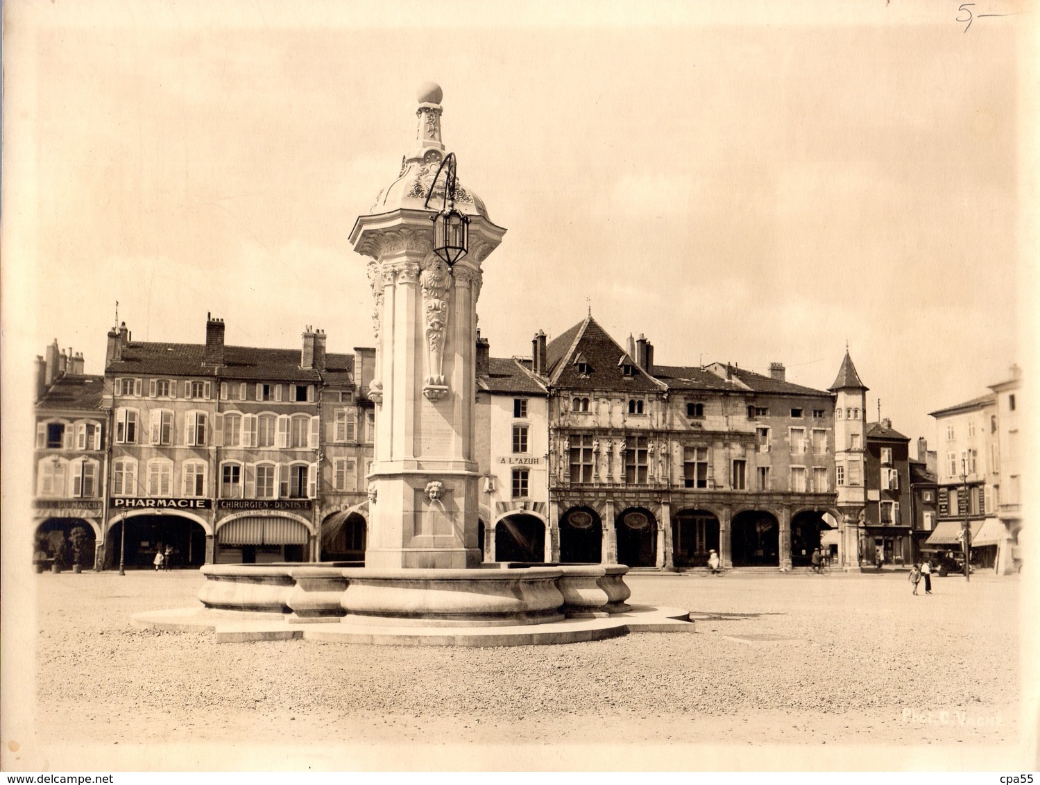 PONT - A - MOUSSON  -  Photo 18 X 24 Cm  -  La Place Duroc - Pont A Mousson