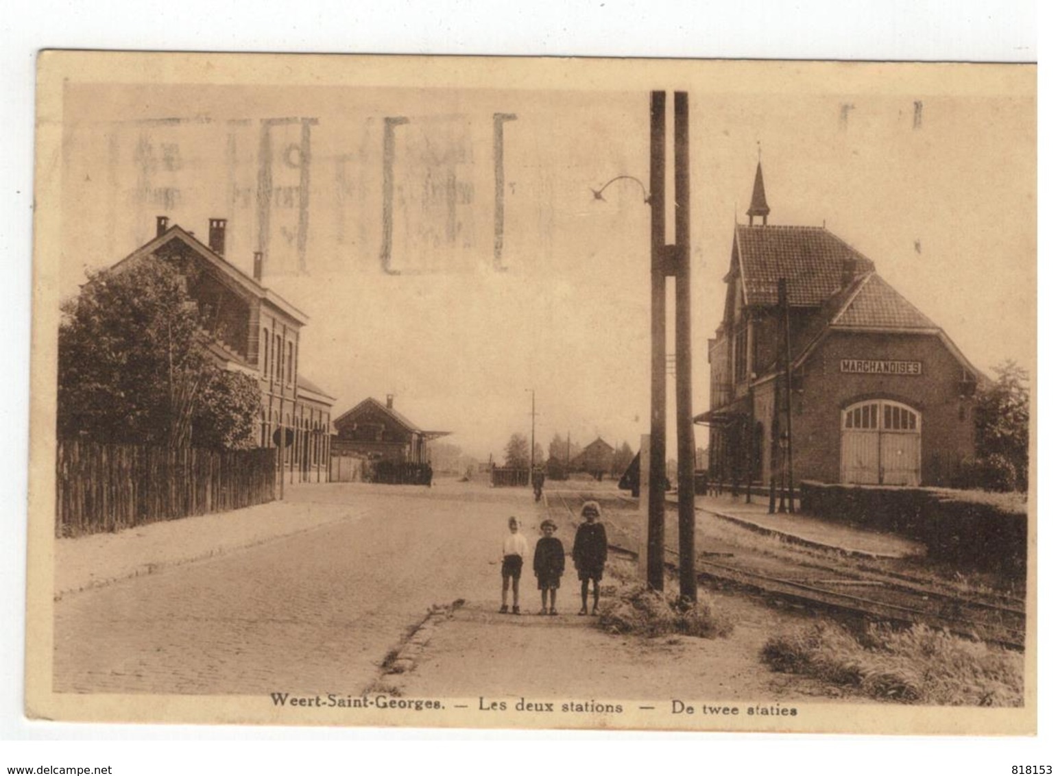 Sint-Joris-Weert  Weert-Saint-Georges - Les Deux Stations De Twee Staties  1936 - Oud-Heverlee