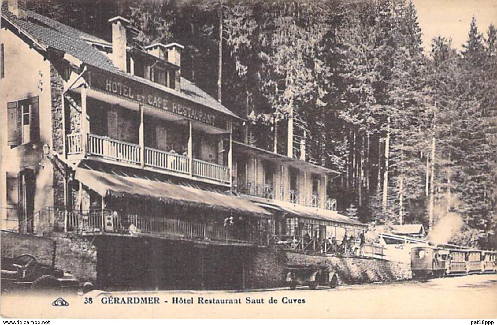 88 - GERARDMER : Hotel Restaurant " SAUT De CUVES " - CPA - Vosges - Gerardmer
