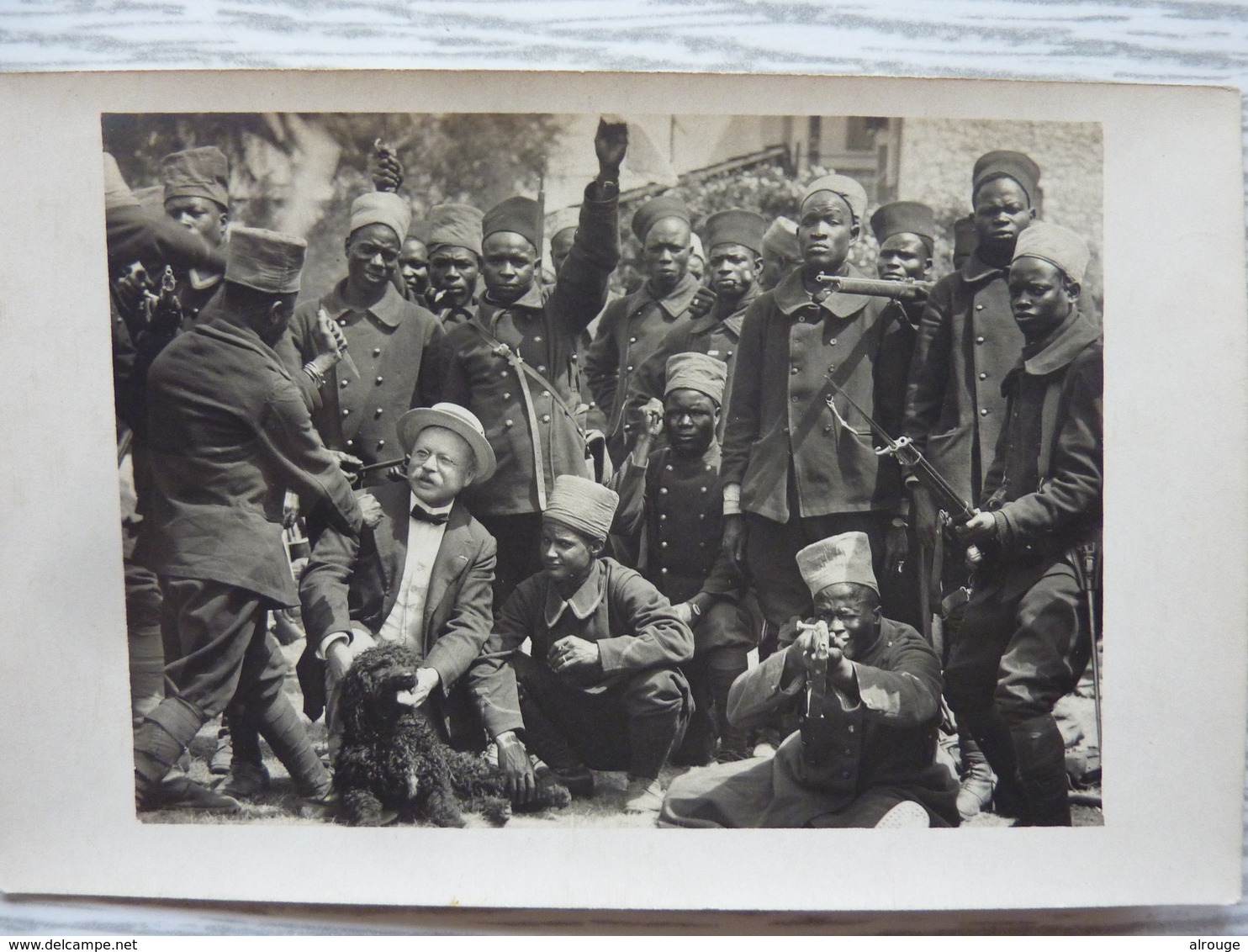 CP-photo Des Zouaves Coloniaux Guerre 1914-1918 - Personajes