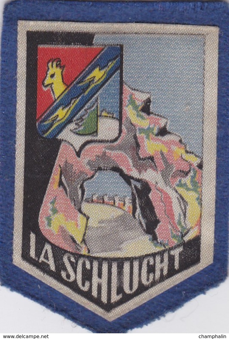 Ecusson Publicitaire En Tissu Biscottes Grégoire - La Schlucht (88) - Scudetti In Tela