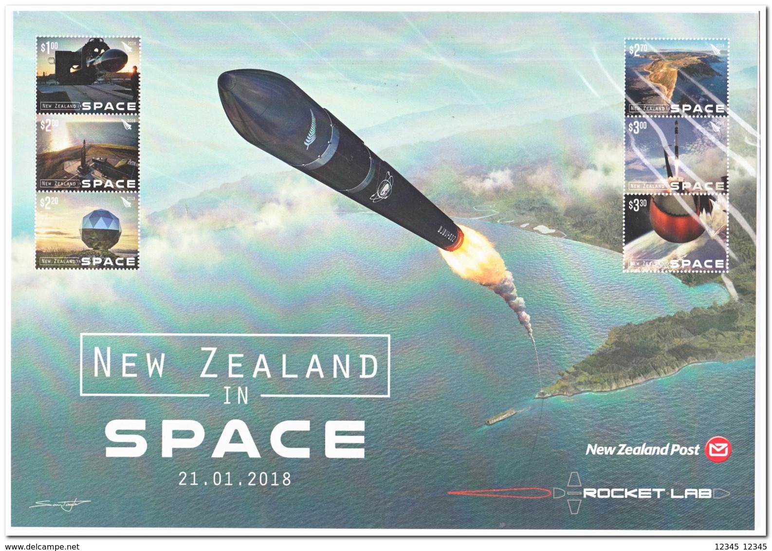 Nieuw Zeeland 2018, Postfris MNH, New Zealand In Space - Ongebruikt