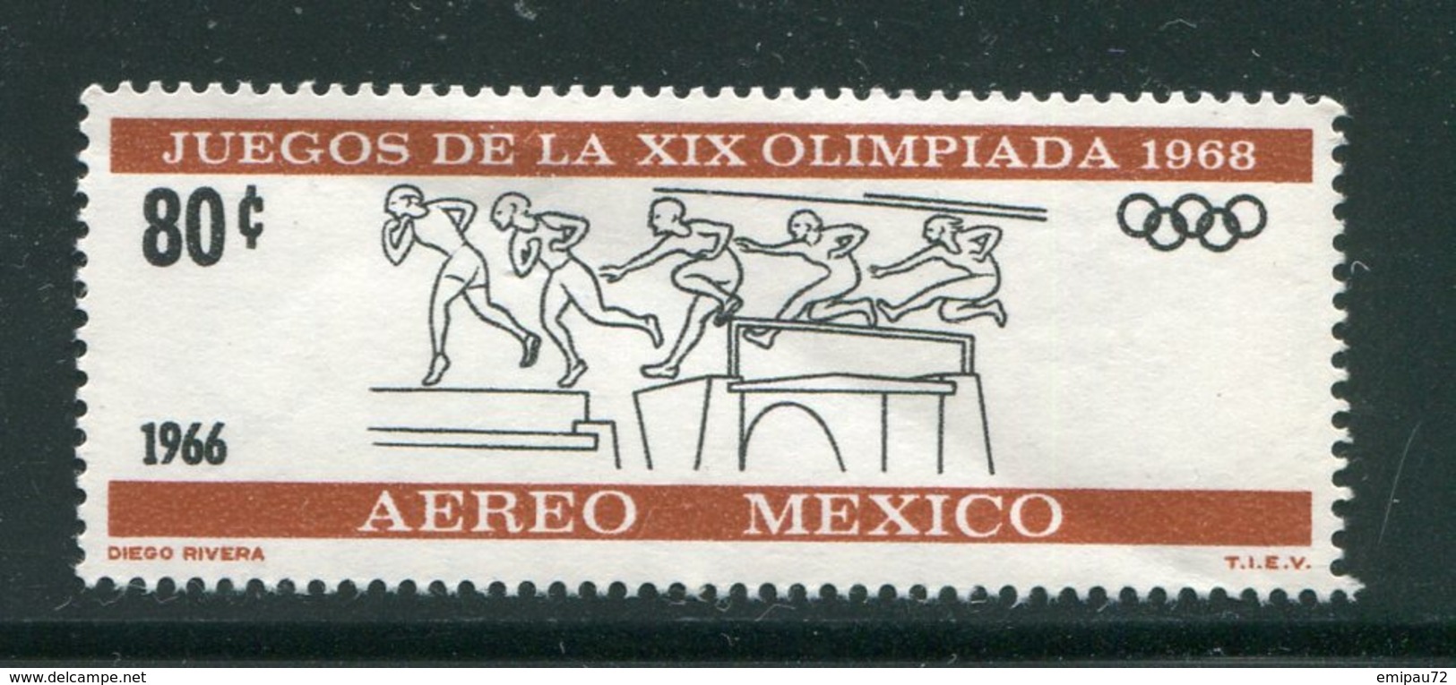 MEXIQUE- P.A Y&T N°270- Neuf Sans Charnière ** (athlétisme) - Summer 1968: Mexico City