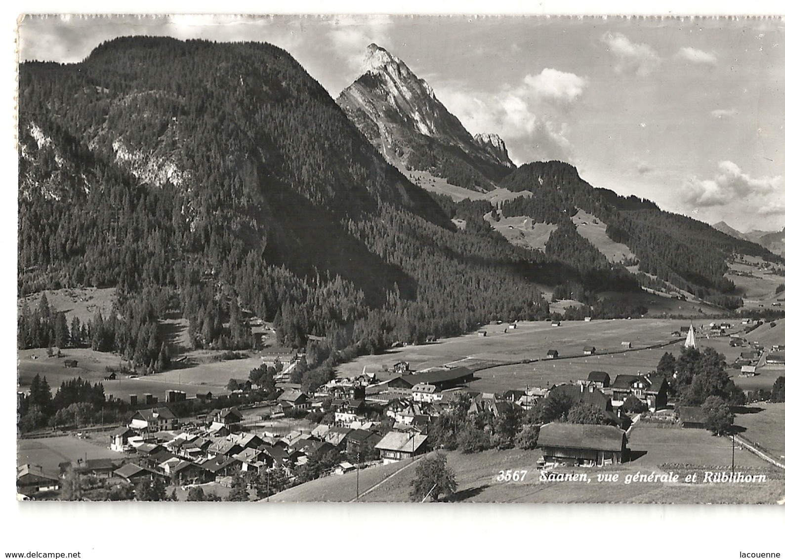 T 6215  SAANEN  VUE GENERALE - Autres & Non Classés