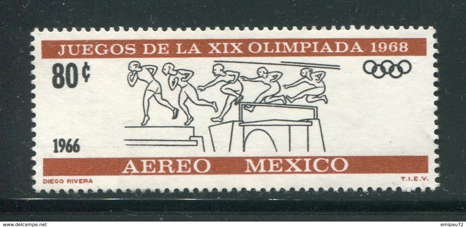 MEXIQUE- P.A Y&T N°270- Neuf Sans Charnière ** (athlétisme) - Summer 1968: Mexico City