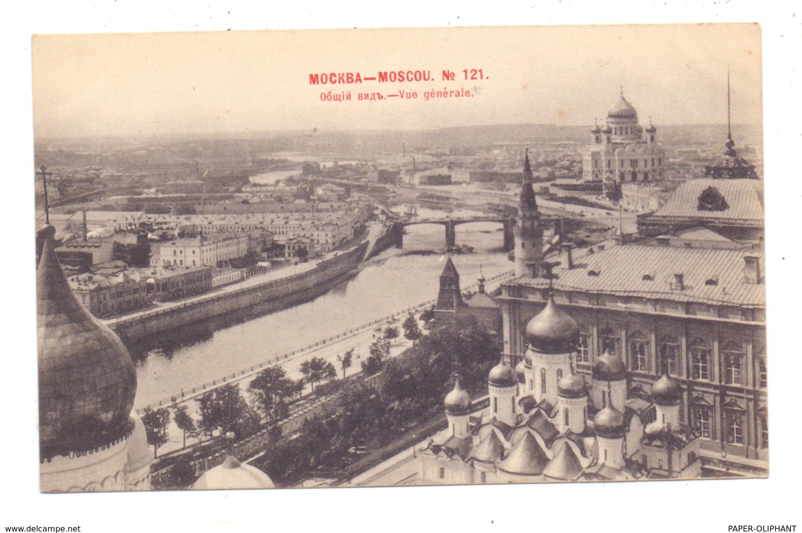 RU 101000 MOSKWA, Vue Generale, Ca. 1900 - Russland