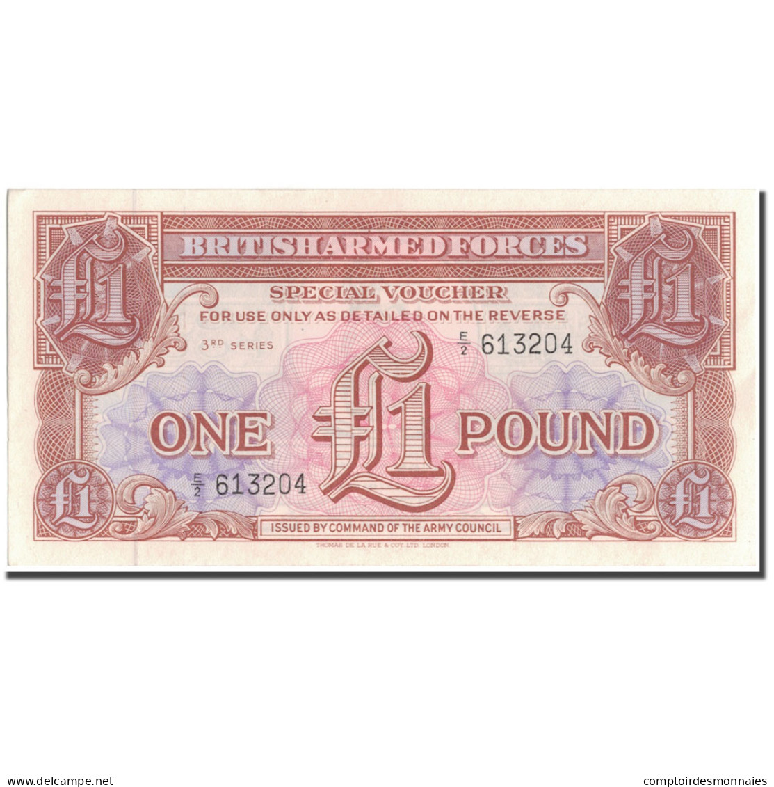 Billet, Grande-Bretagne, 1 Pound, KM:M29, NEUF - British Armed Forces & Special Vouchers