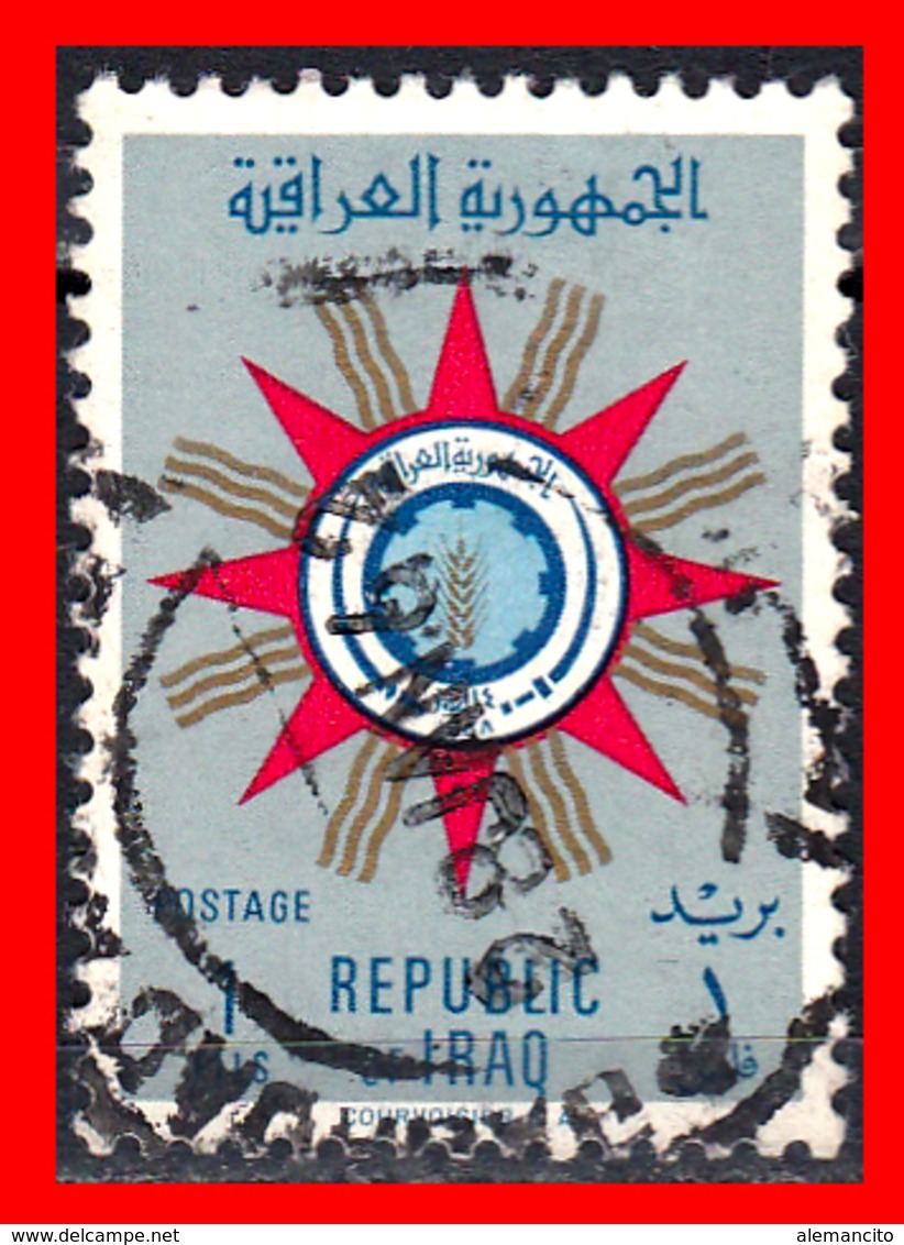 IRAQ SELLO AÑO 1959-60 EMBLEM OF REPUBLIC - Irak