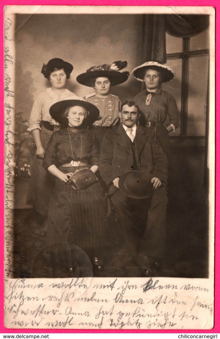 POSTDAM - Cp Photo - Portrait - Femmes Aux Chapeaux - Famille - 1914 - Potsdam