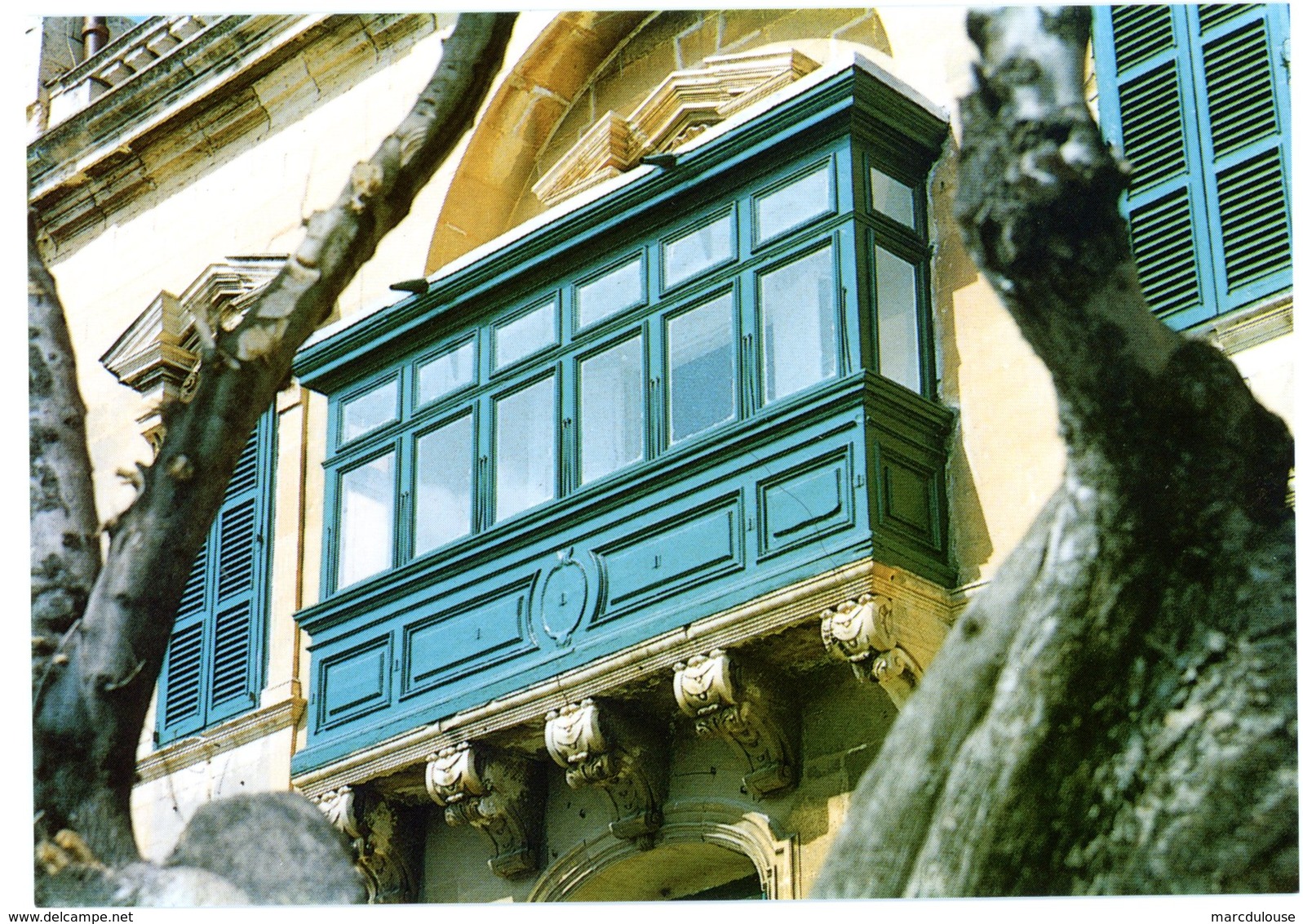 Malta. Traditional Maltese Wooden Balcony. Balcon Traditionnel Maltais En Bois. Malte. - Malte
