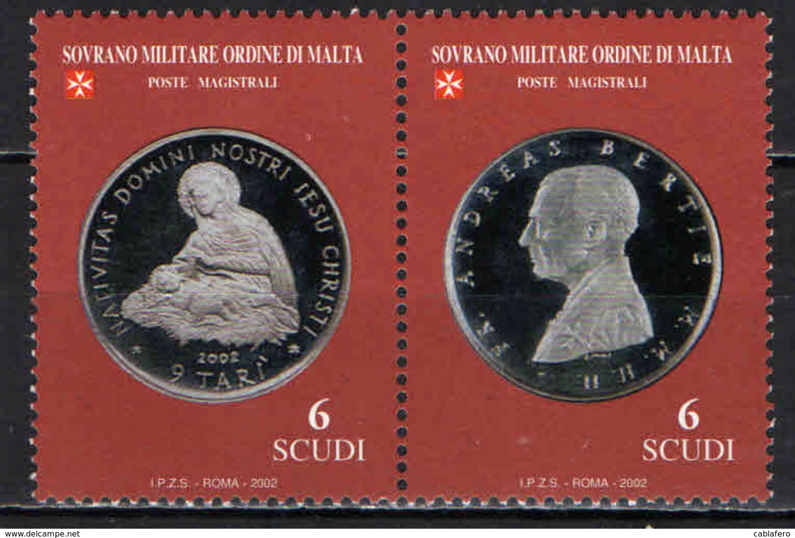 SMOM - 2002 - LE MONETE DEL SOVRANO MILITARE ORDINE DI MALTA - MNH - Sovrano Militare Ordine Di Malta