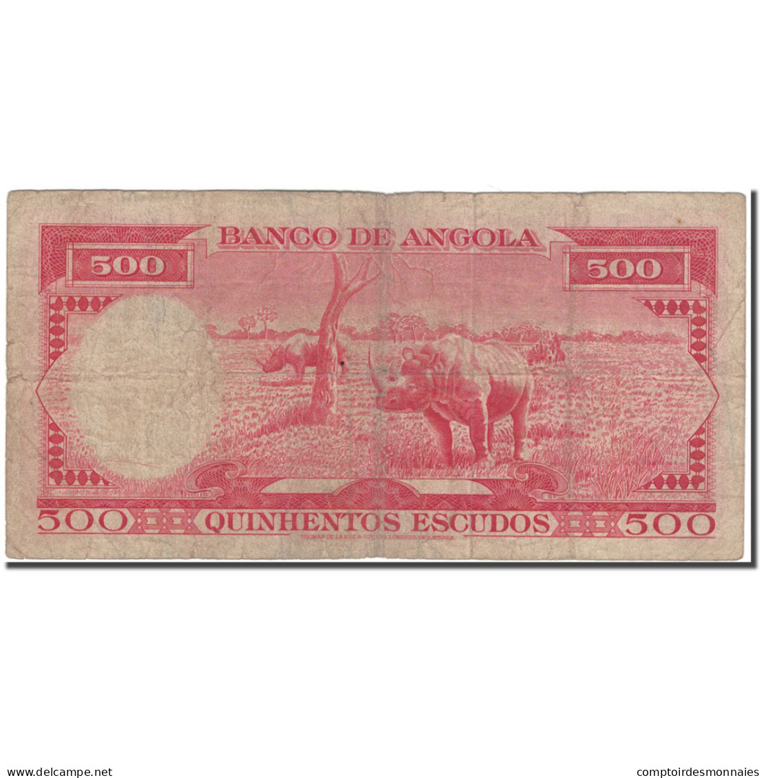 Billet, Angola, 500 Escudos, 1962-06-10, KM:95, B+ - Angola