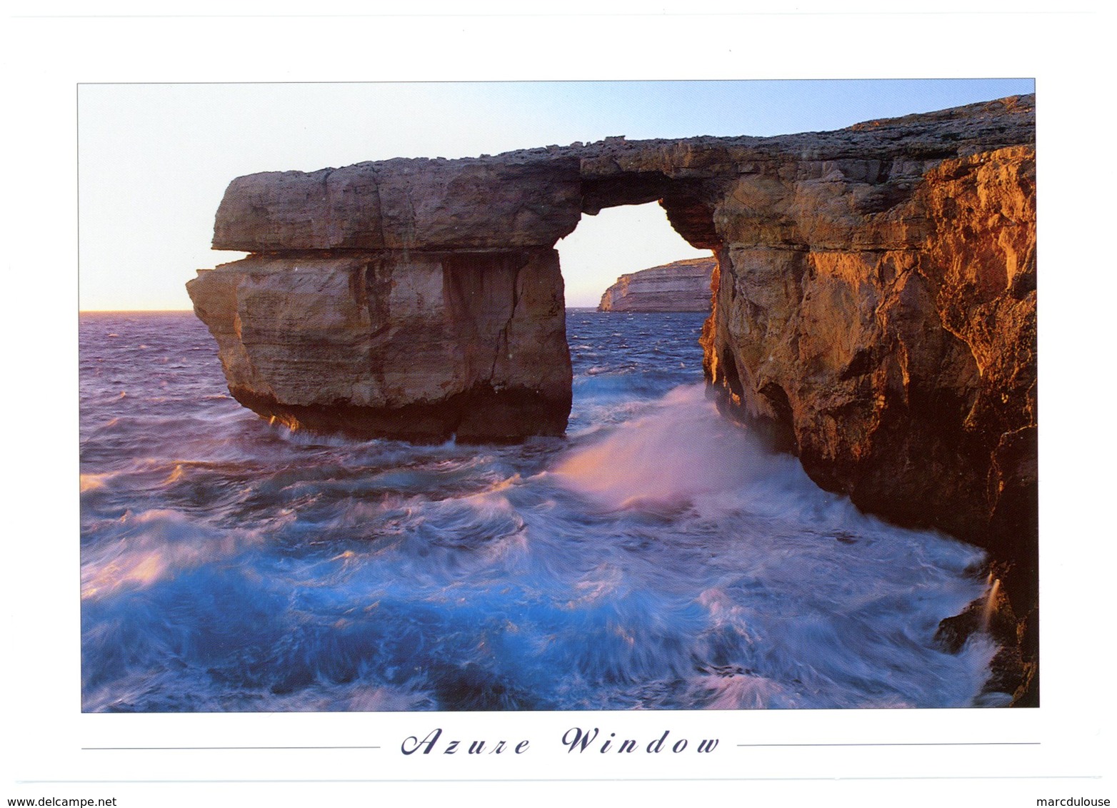 Malta. Gozo. Azure Window. Fenêtre D'azur. Malte. The Azure Window Is One Of The Most Spectacular Sights In Dwejra Area. - Malte